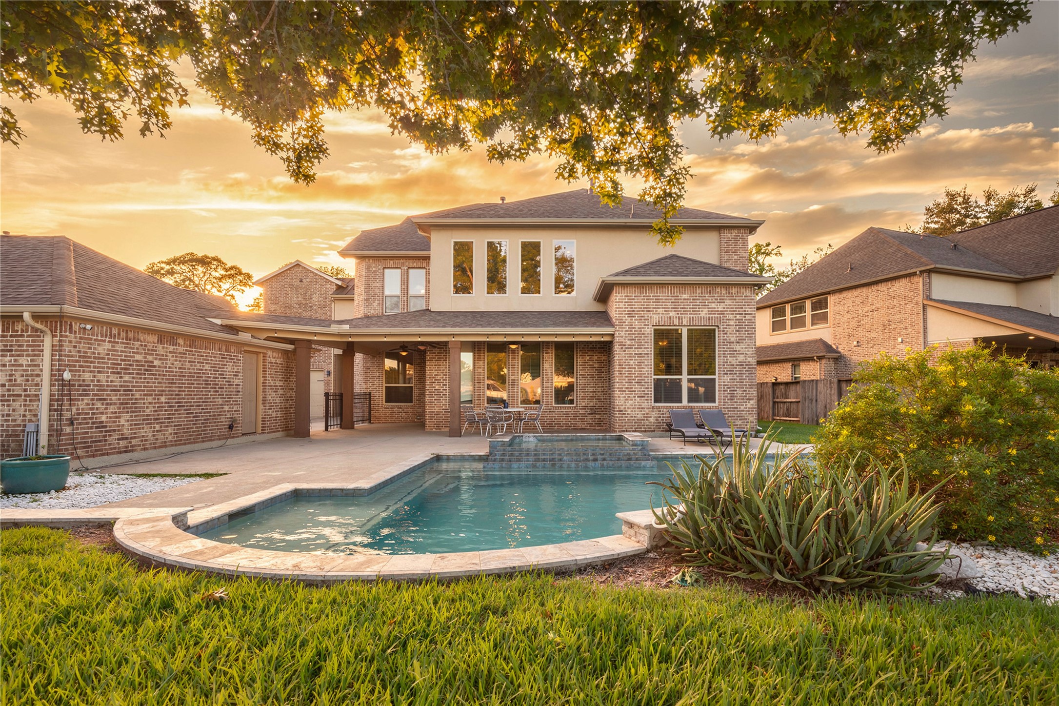 9842 Kirkstone Terrace Drive Spring, TX 77379 - Photo 1 of 34 A showcase beautiful two-story 5 bedroom 4.5 bathroom home with a Media room,large game room upstairs bar and to top it off a spacious backyard featuring a pool,hot tub overlooking the lake!