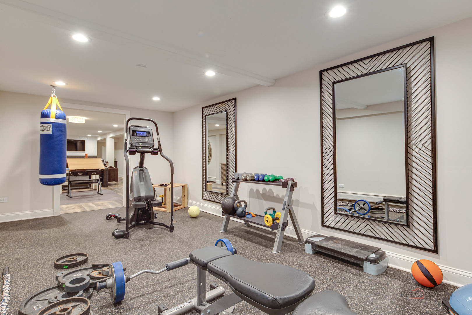 25909 West Sunset Road Barrington, IL 60010 - Photo 42 of 50 a room with gym equipment and a mirror