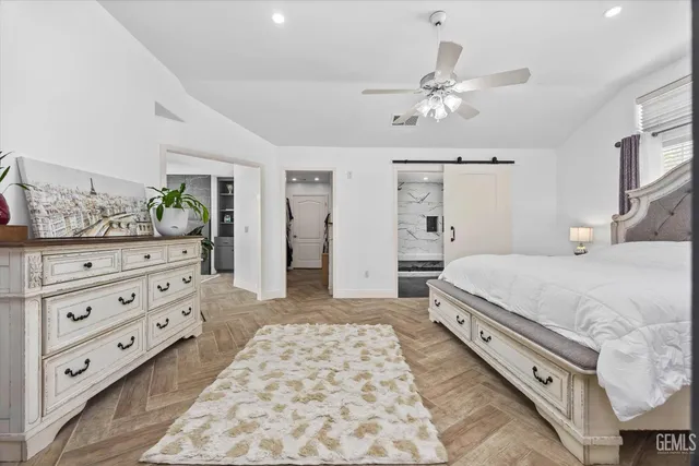 a living room with furniture and a yard