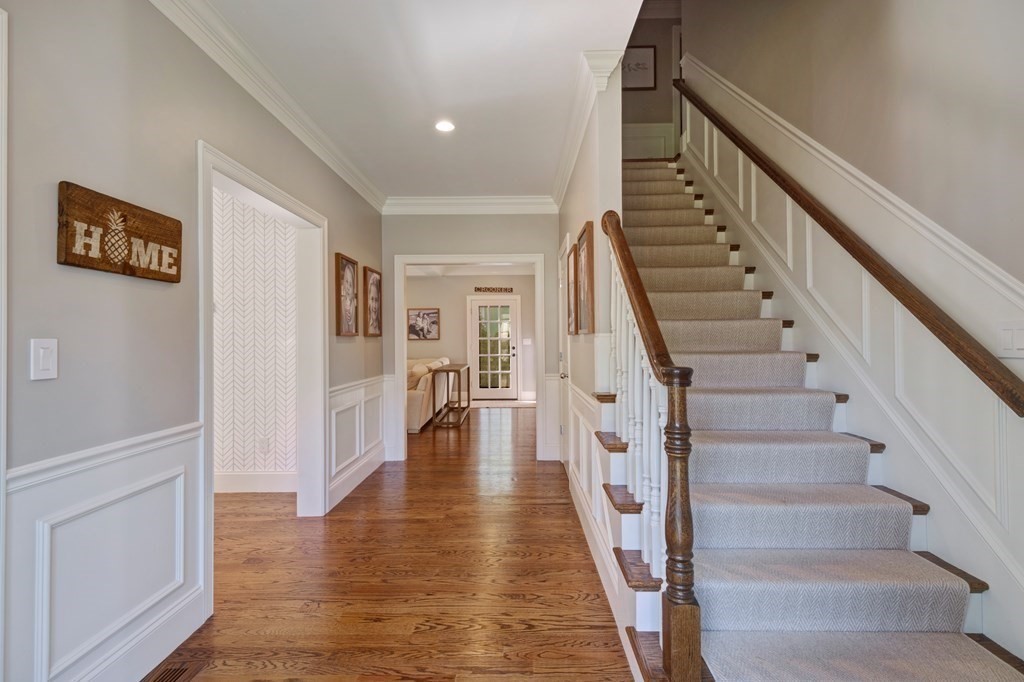 5 Cutler Farm Road Lexington, MA 02421 - Photo 19 of 39 a view of an entryway with wooden floor