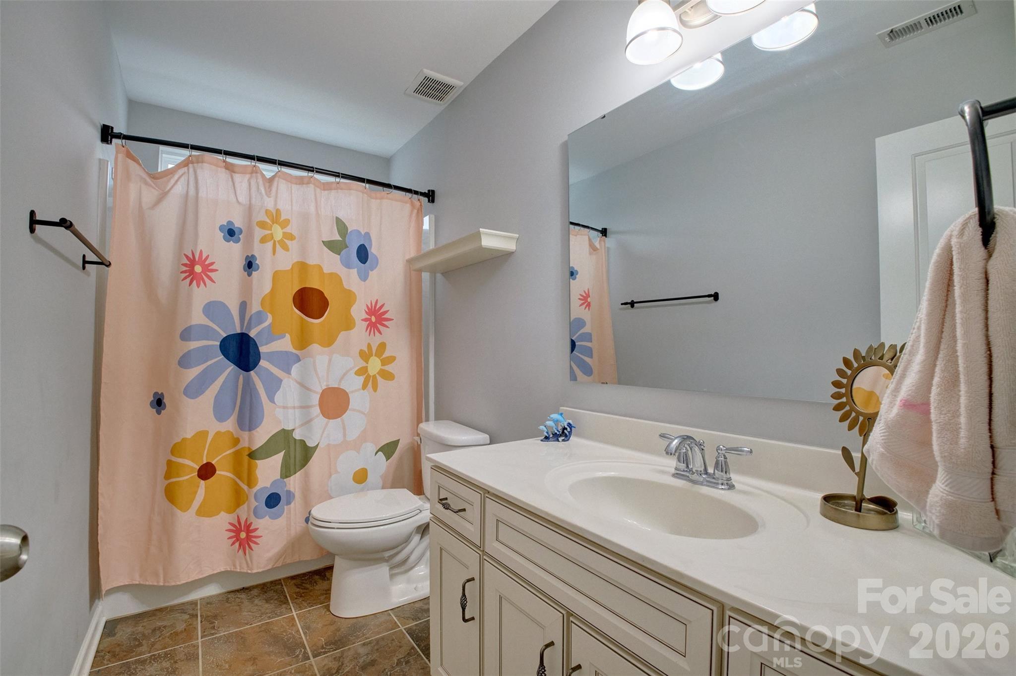 3078 Rhododendron Place Lake Wylie, SC 29710 - Photo 27 of 43 a bathroom with a sink and a mirror