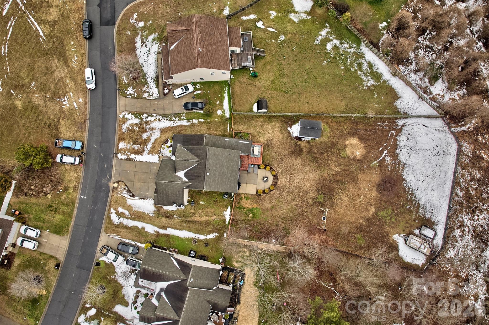 3078 Rhododendron Place Lake Wylie, SC 29710 - Photo 36 of 43 an aerial view of residential houses with outdoor space