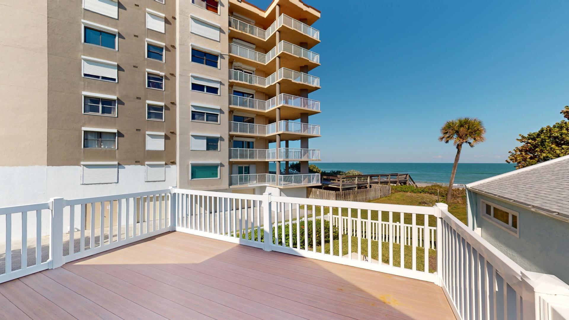 959 N Highway Indialantic, FL 32903 - Photo 34 of 70 a view of a balcony with wooden floor