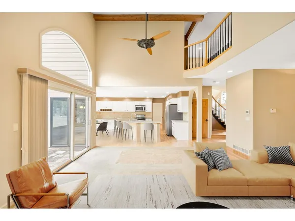 a bathroom with a granite countertop sink mirror and a