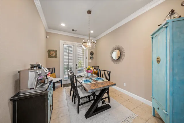 a workspace with furniture and window