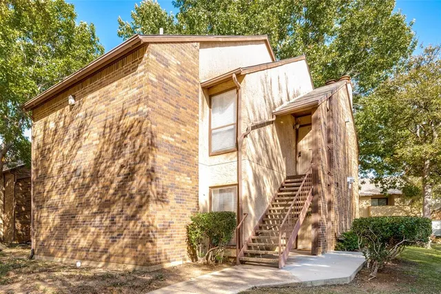 a front view of a building