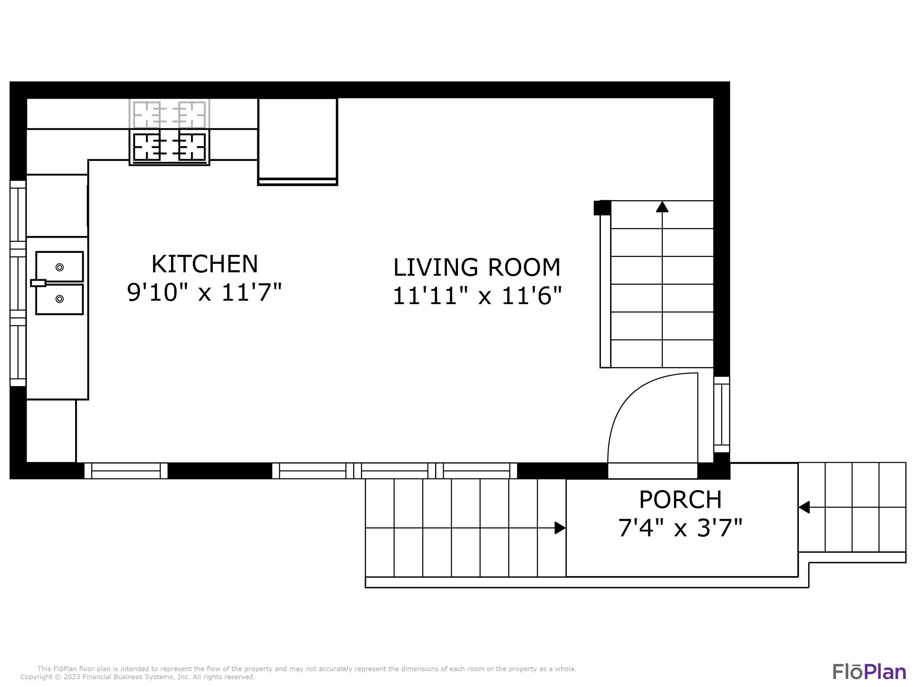 1434 Laguna Street, Unit B Santa Barbara, CA 93101 - Photo 11 of 11 FP 1434 Laguna B 1