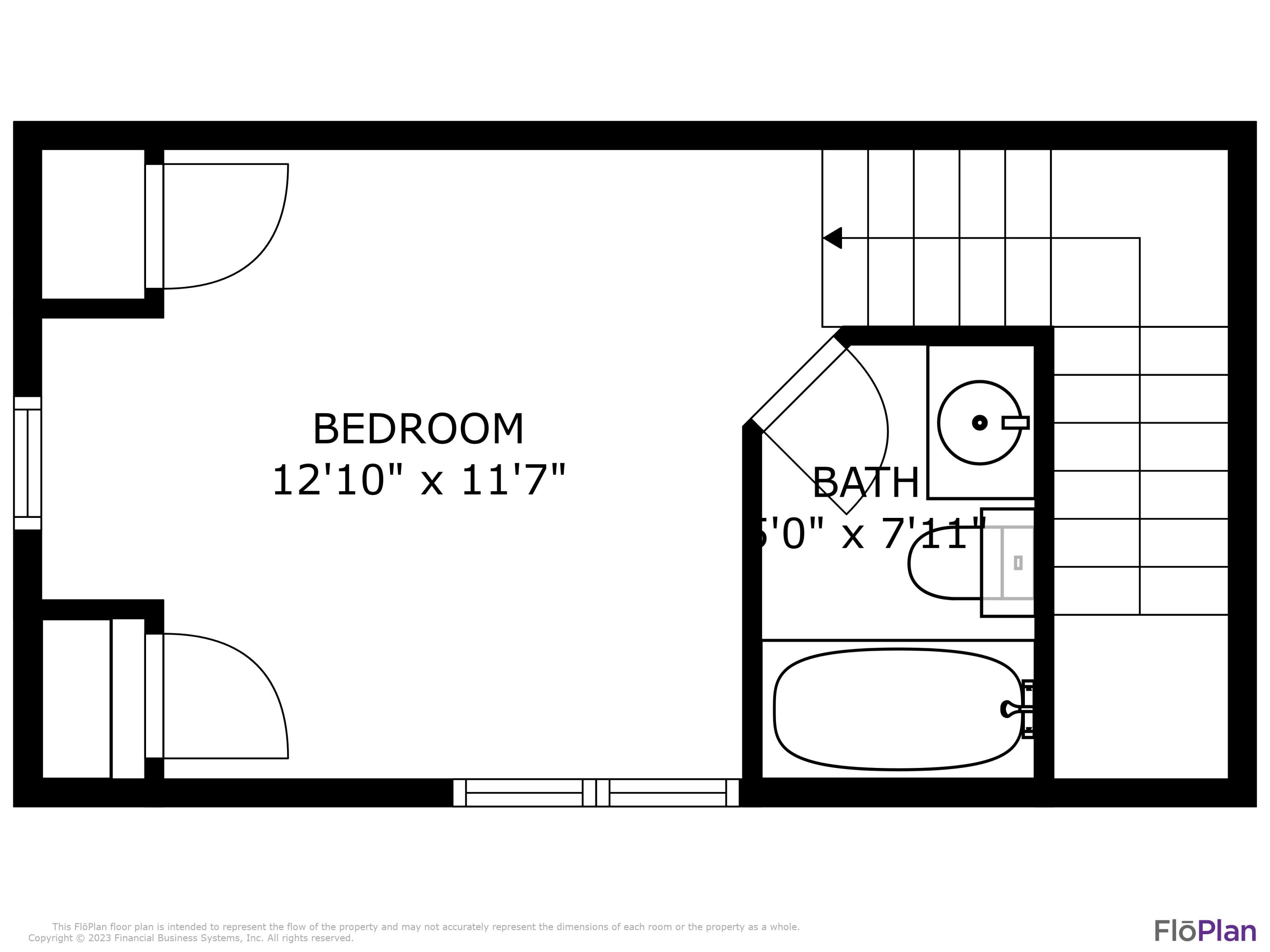 1434 Laguna Street, Unit B Santa Barbara, CA 93101 - Photo 8 of 11 FP 1434 Laguna B 2