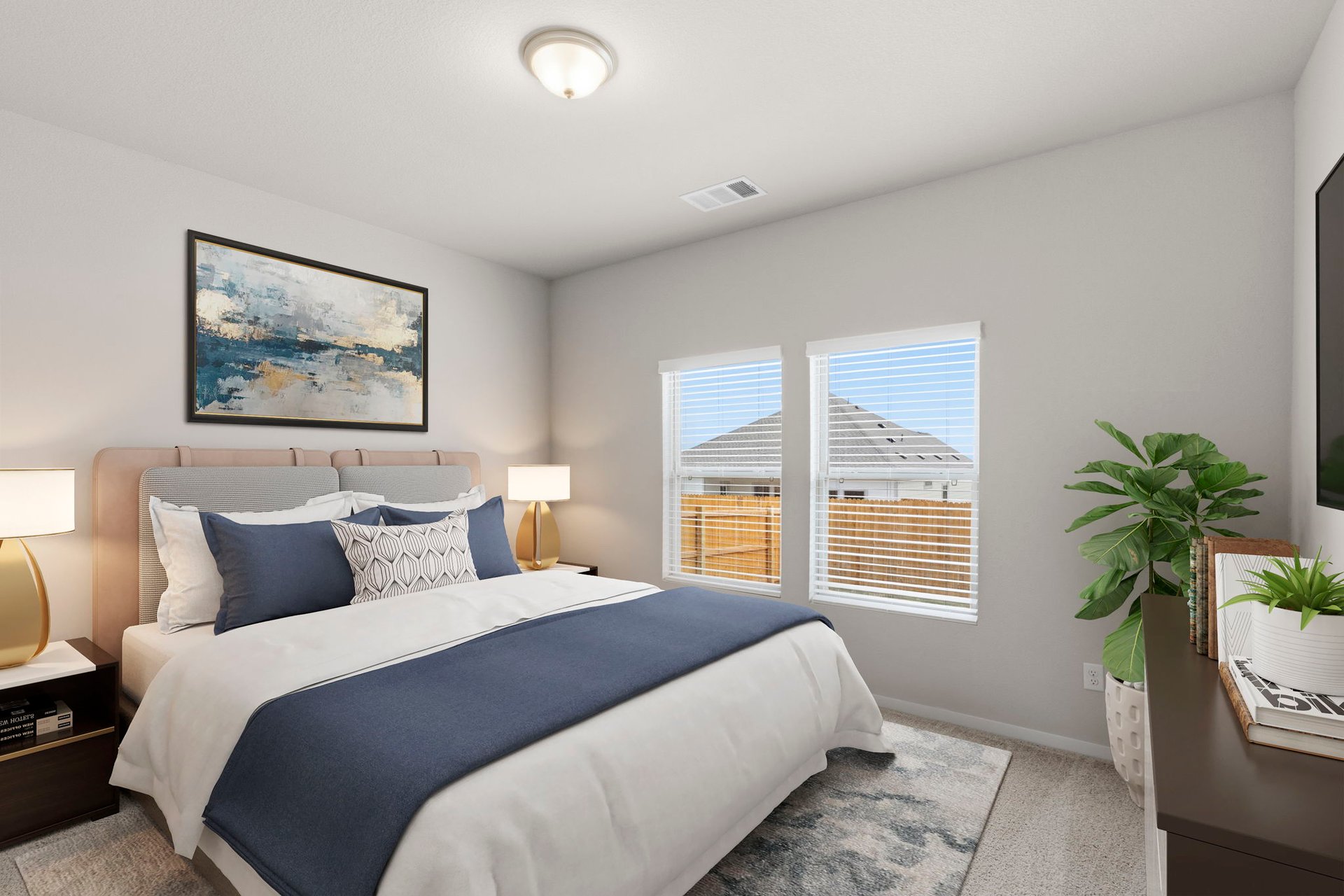 176 Wind Hill Jarrell, TX 76537 - Photo 5 of 31 Primary Bedroom - Virtually Staged