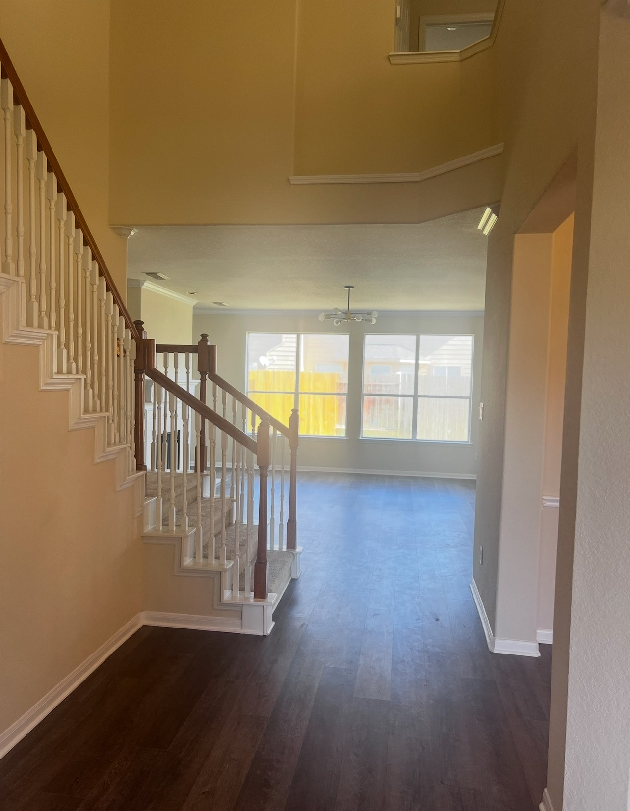 8411 Spotslyvania Lane Houston, TX 77083 - Photo 4 of 8 a view of an entryway with wooden floor