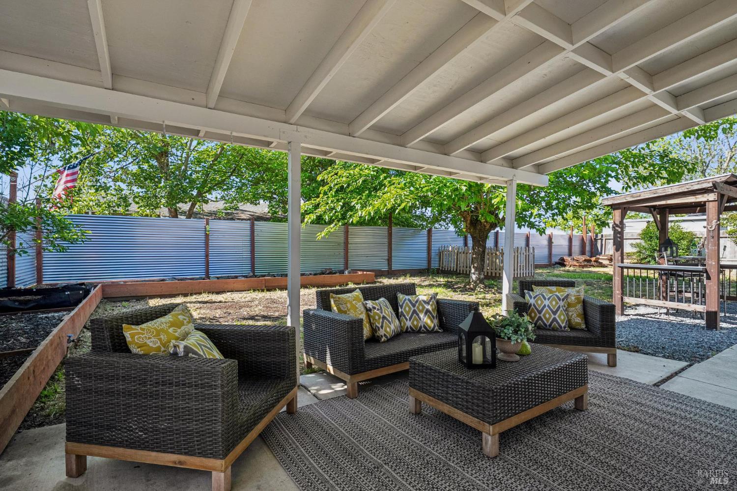 2295 Francisco Avenue, Unit 1 Santa Rosa, CA 95403 - Photo 41 of 65 a outdoor living space with furniture and garden view