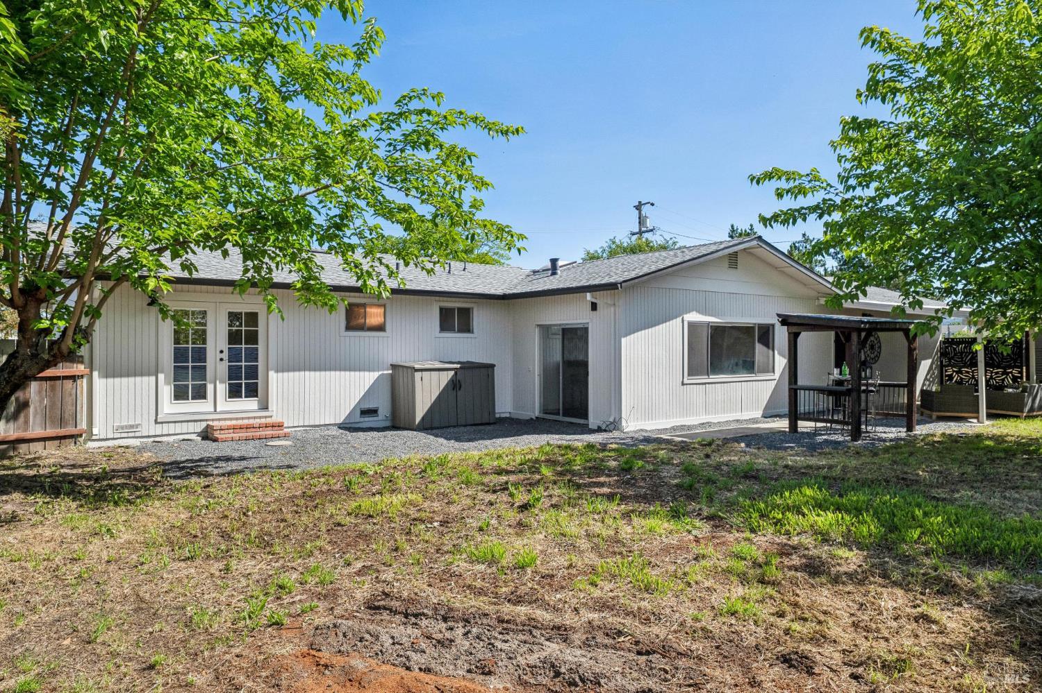 2295 Francisco Avenue, Unit 1 Santa Rosa, CA 95403 - Photo 43 of 65 a house view with a sitting space and garden