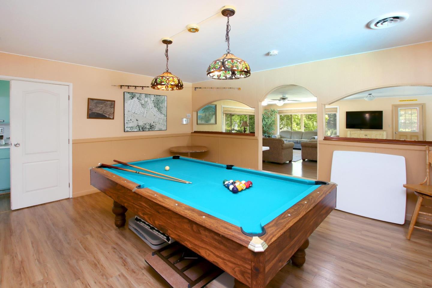 270 Hames Road, Unit 60 Corralitos, CA 95076 - Photo 25 of 32 a room with pool table and windows