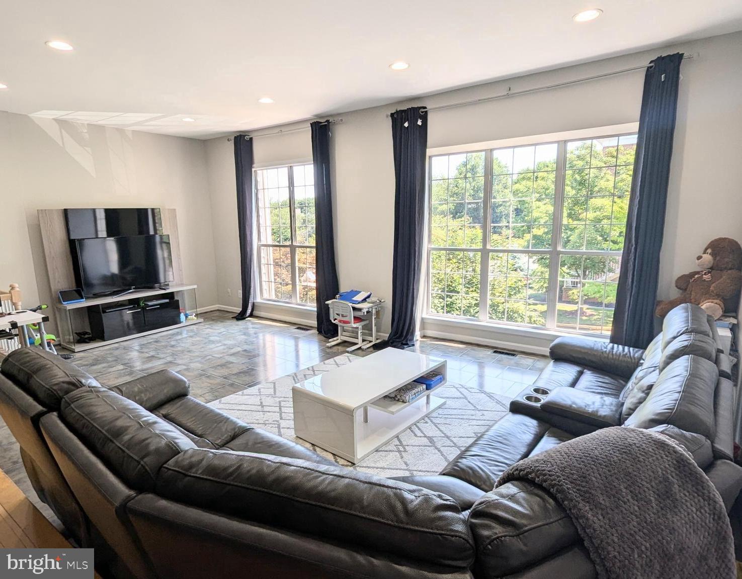 20867 Trinity Square Sterling, VA 20165 - Photo 4 of 19 a living room with furniture and a flat screen tv