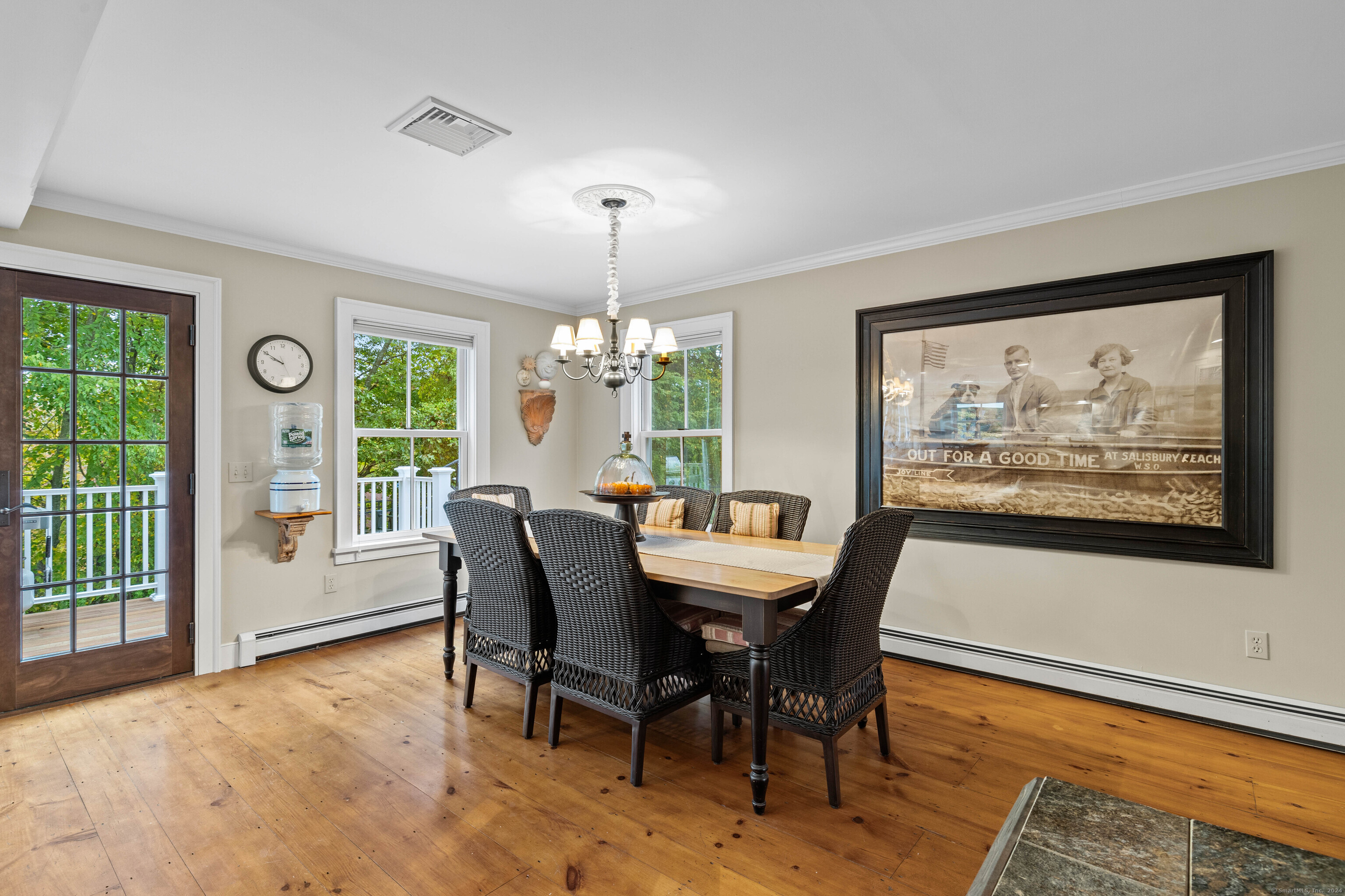 1 Hathaway Road East Lyme, CT 06333 - Photo 10 of 38 The French doors open up to the Ipe deck and access to the pool.