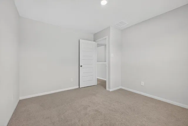 a view of an empty room