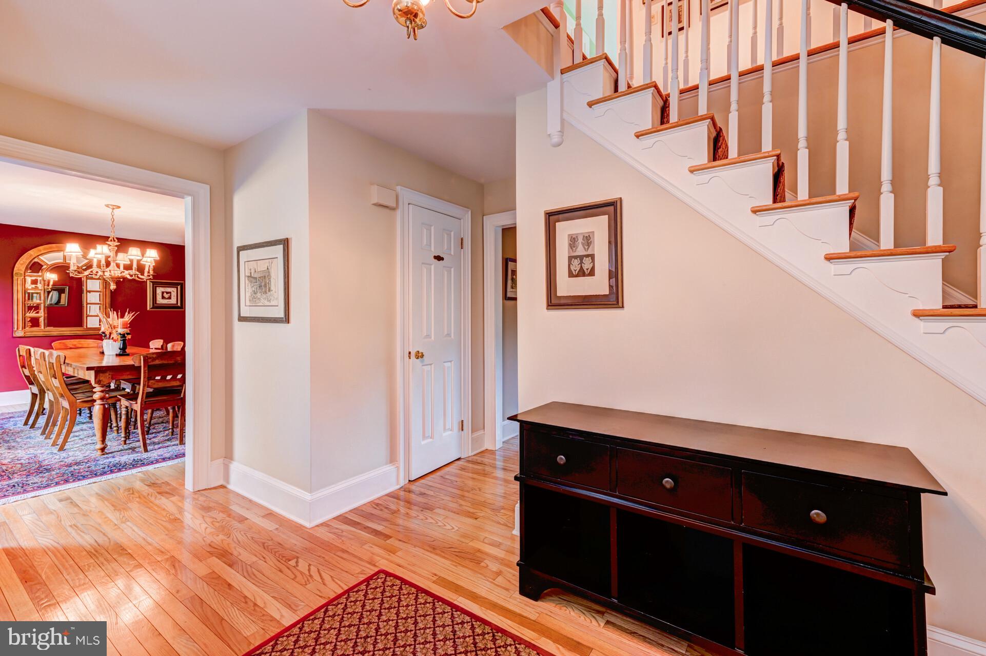 3109 Mill Road Doylestown, PA 18902 - Photo 8 of 53 1st Floor Powder room and staircase leading up.
