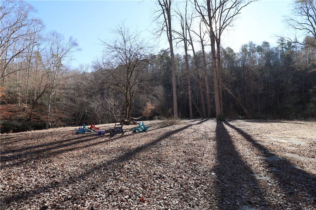 200 Laurel And Hardy Lake Road Marietta, SC 29661 - Photo 11 of 47 This tranquil yard offers ample space for outdoor enjoyment and direct access to surrounding woodlands.