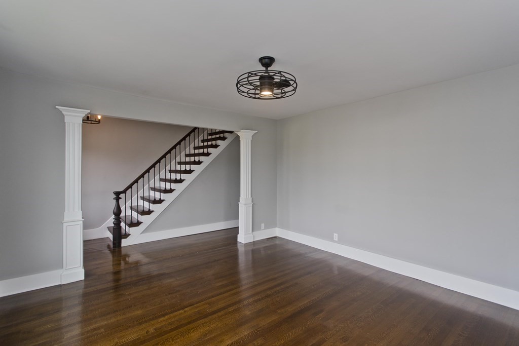 85 Chapel Street Warren, MA 01092 - Photo 9 of 42 a view of entryway and hall with wooden floor