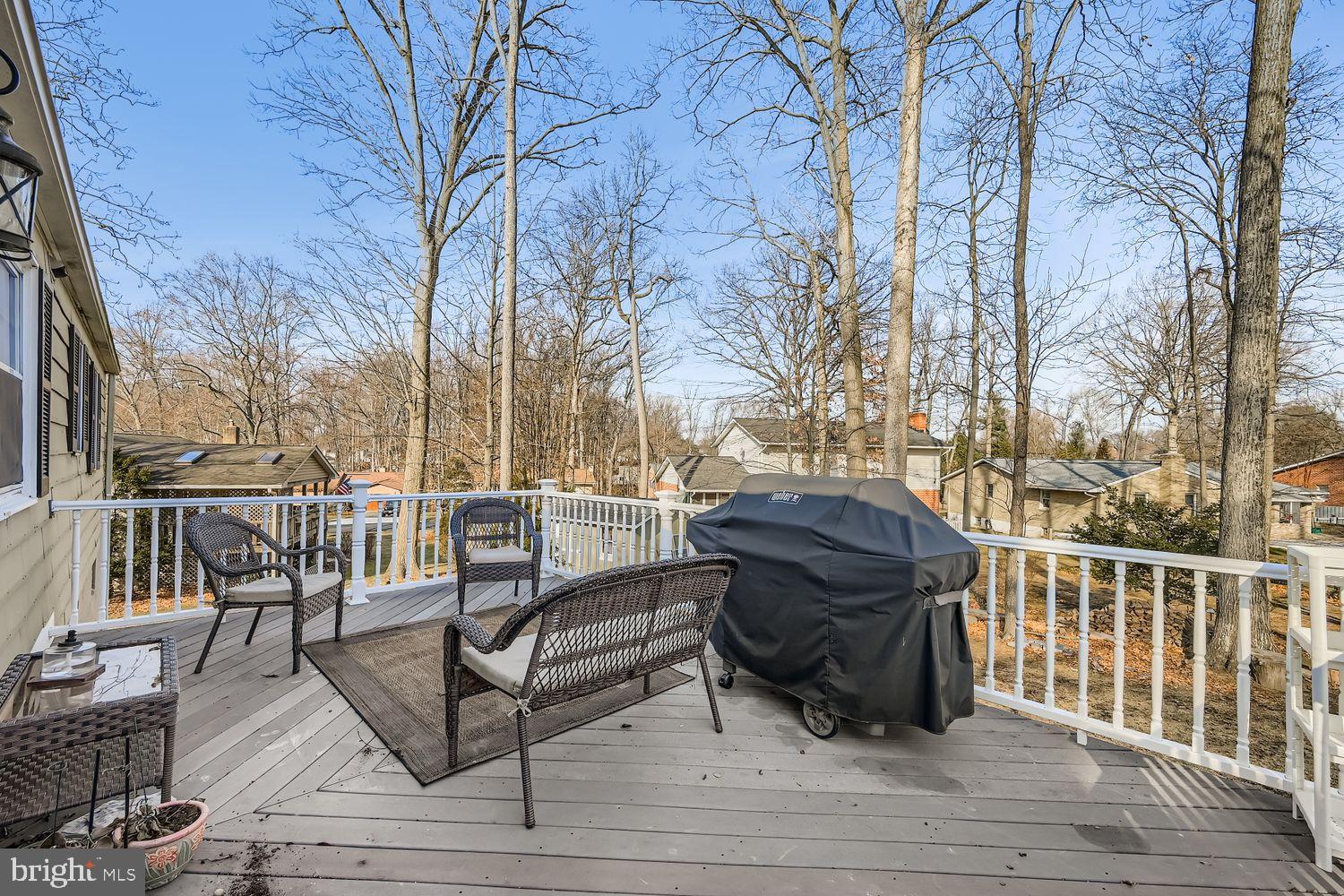 603 Deep Ridge Road Bel Air, MD 21014 - Photo 29 of 35 Serene deck retreat amidst nature's embrace.