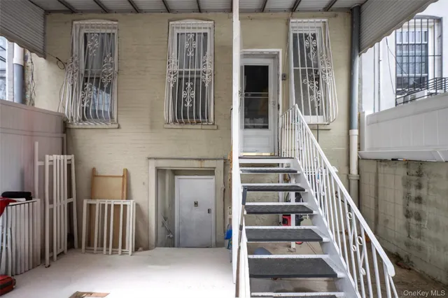 a view of storage and utility room