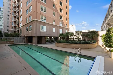 a view of a building with lake view