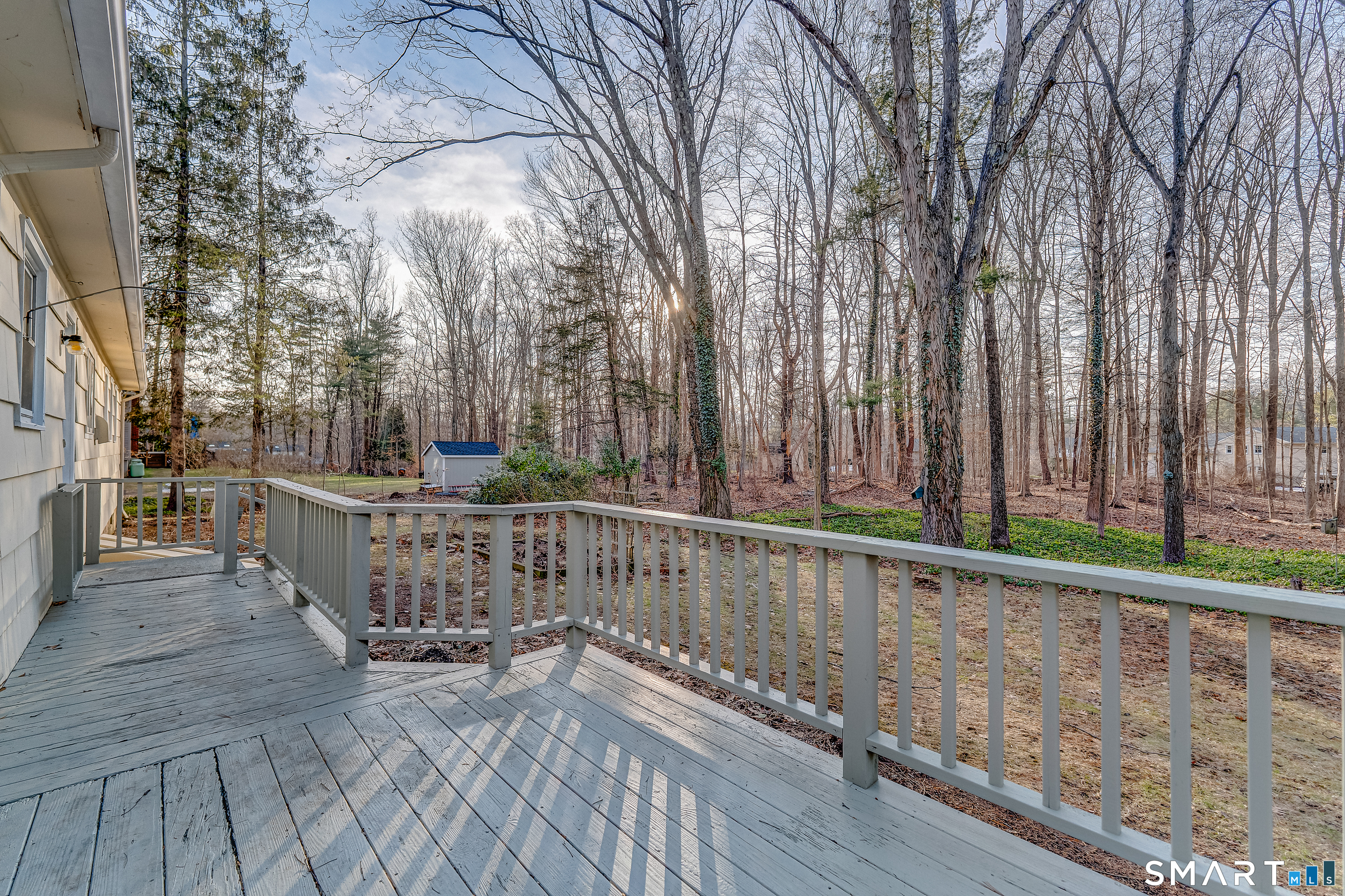 24 Evergreen Road North Branford, CT 06472 - Photo 23 of 24 a view of a balcony with wooden floor
