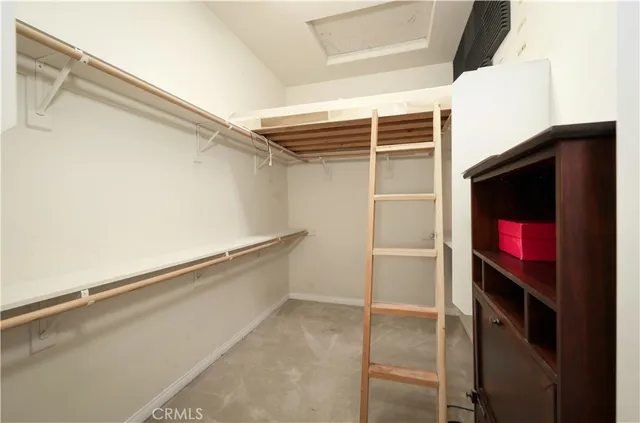 a view of storage and utility room