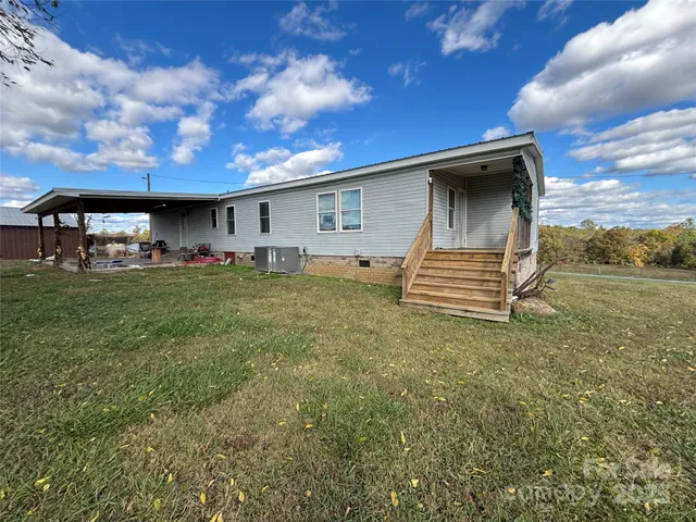 a house view with a garden space