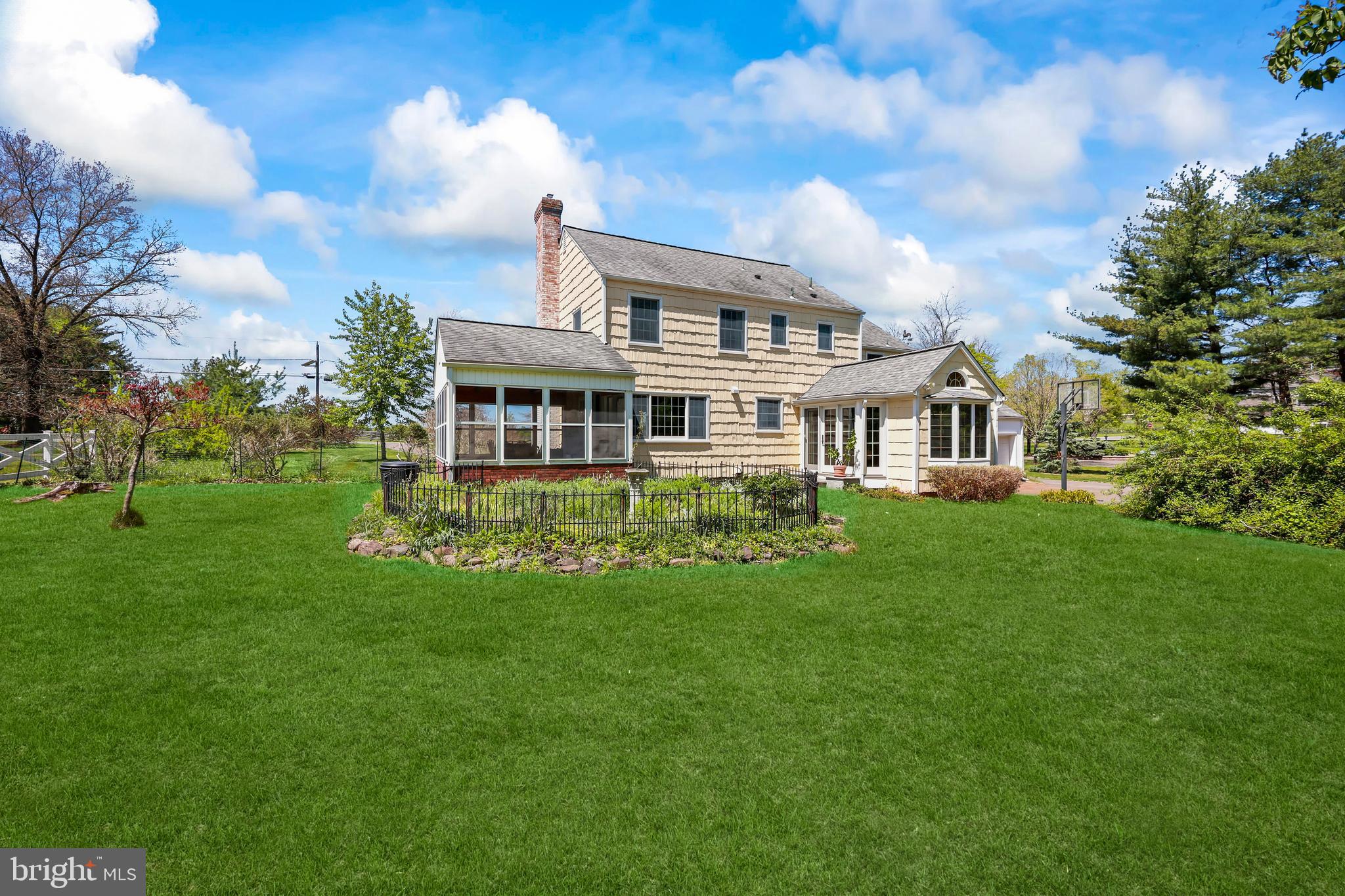 339 Mountain View Road Skillman, NJ 08558 - Photo 38 of 54 a view of a house with a big yard