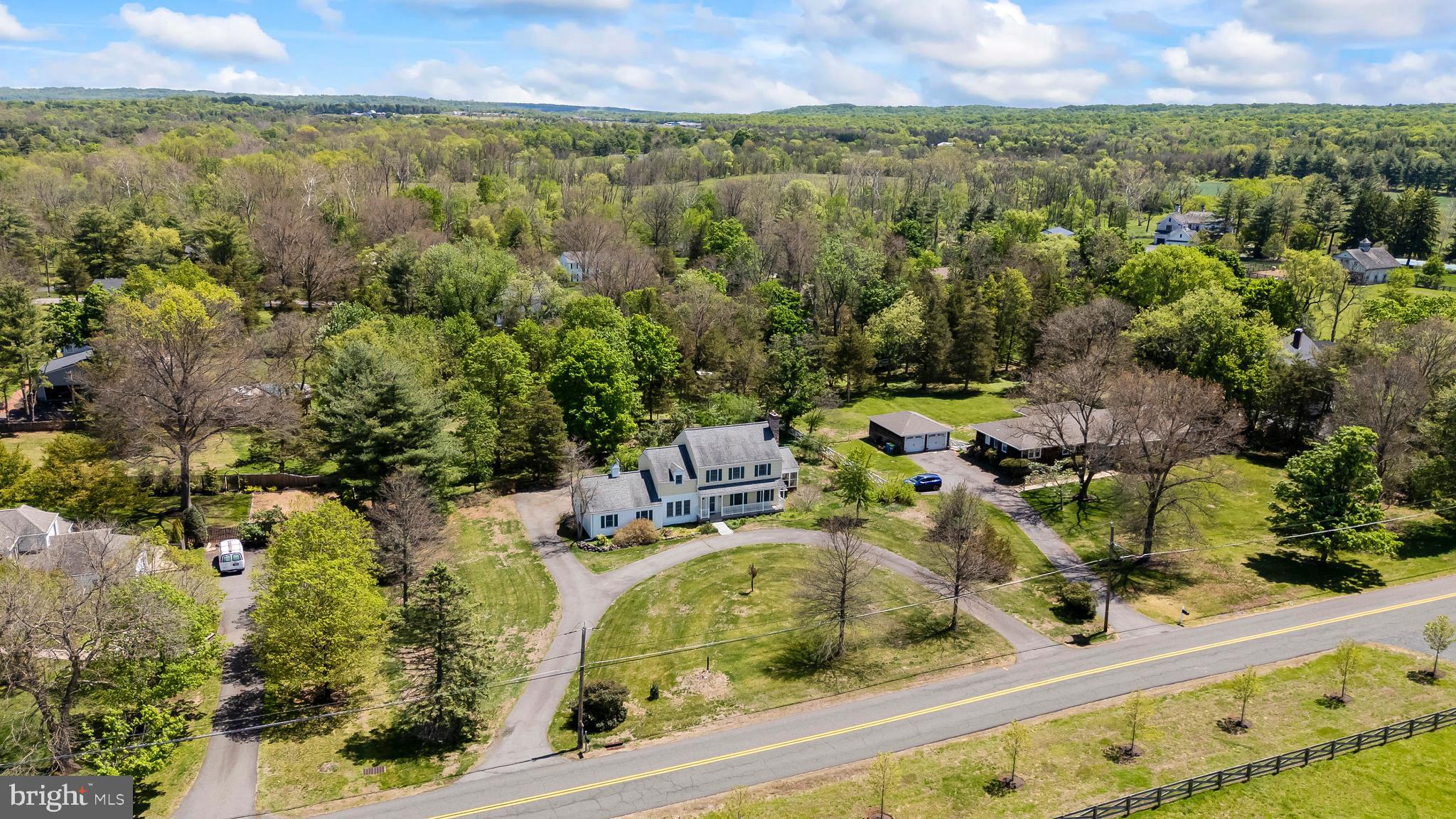 339 Mountain View Road Skillman, NJ 08558 - Photo 46 of 54 an aerial view of residential house with outdoor space