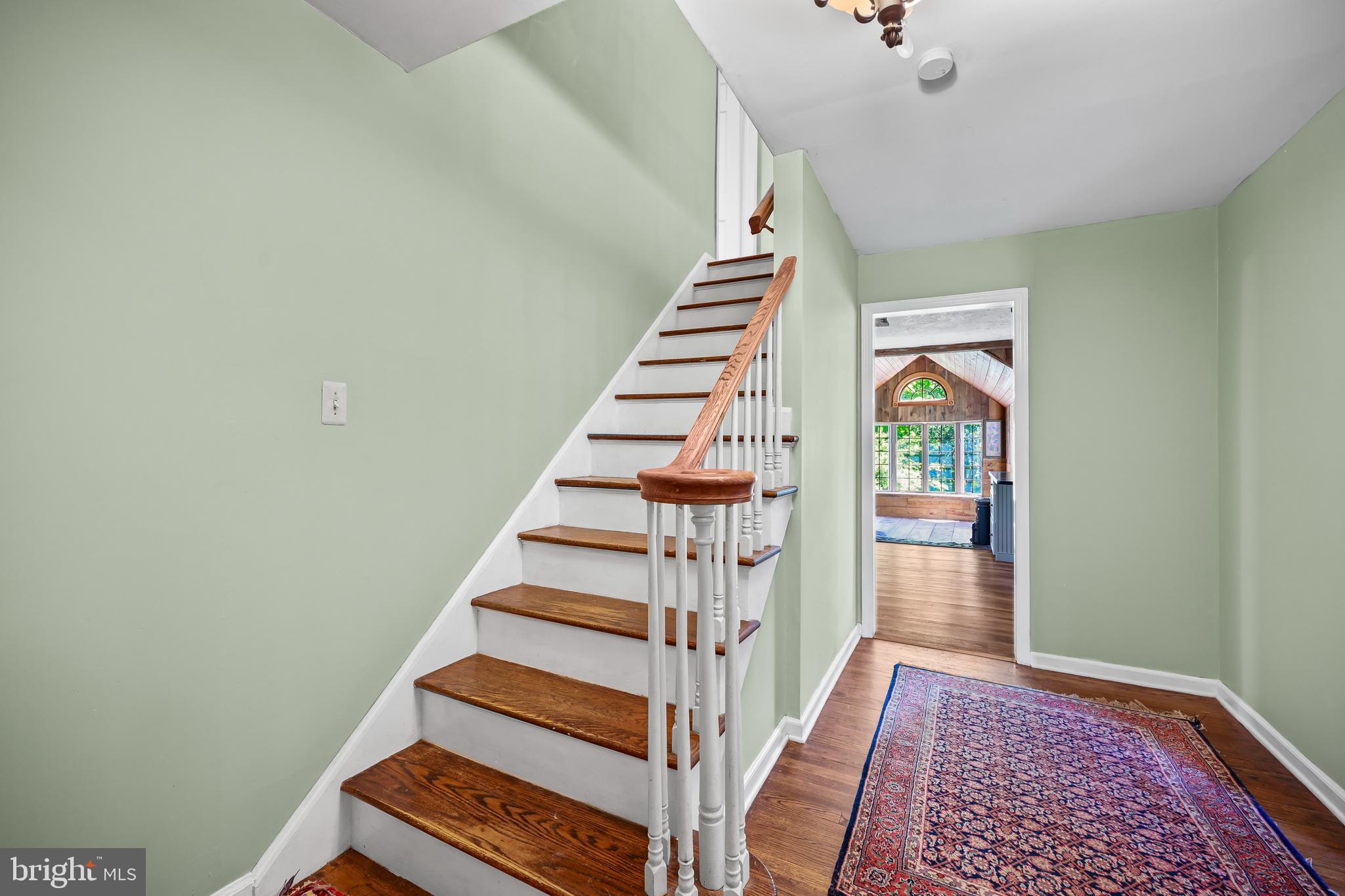 339 Mountain View Road Skillman, NJ 08558 - Photo 6 of 54 a view of entryway and hall with wooden floor