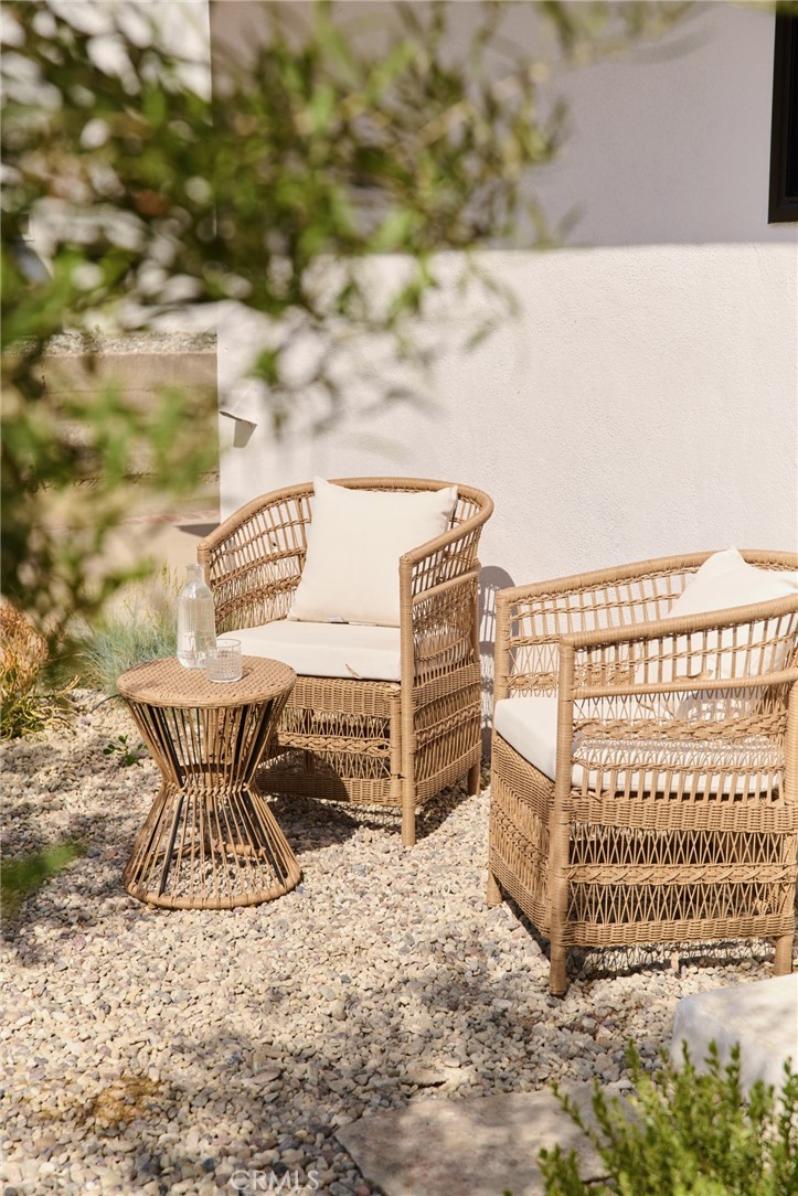 4367 Rising Hill Road Altadena, CA 91001 - Photo 49 of 57 a view of a terrace with a chair