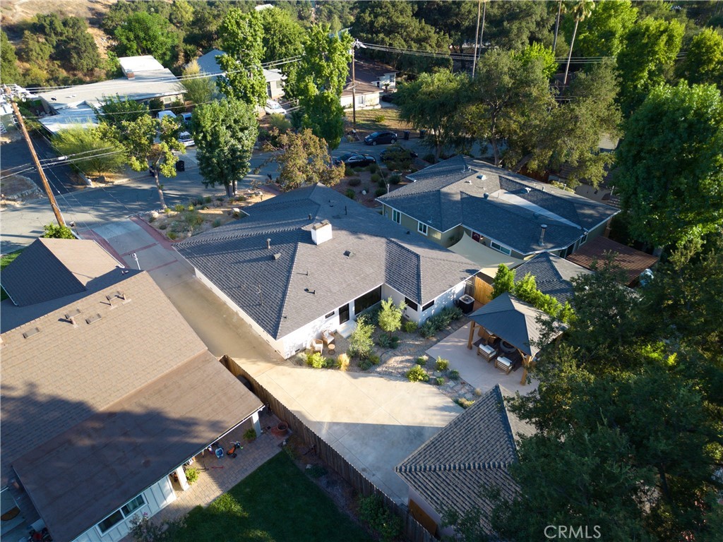 4367 Rising Hill Road Altadena, CA 91001 - Photo 52 of 57 an aerial view of house with yard