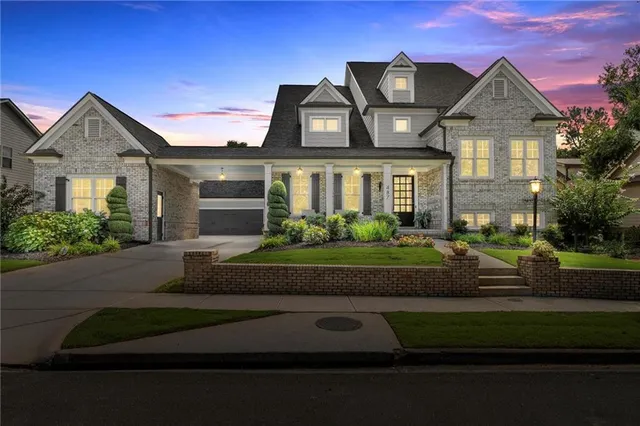 front view of house with a street