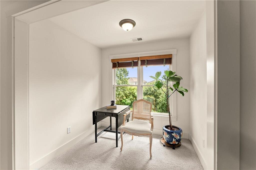 487 Carmichael Circle Canton, GA 30115 - Photo 45 of 65 a workspace room with furniture and a potted plant