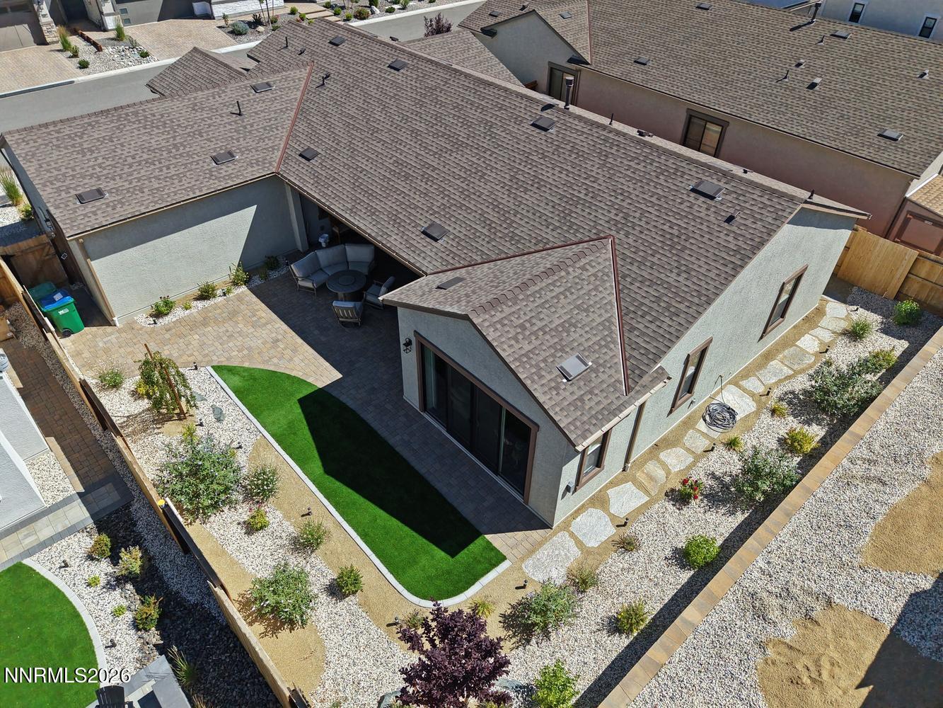 2332 Hammer Falls Drive Reno, NV 89521 - Photo 36 of 57 an aerial view of a house with a yard