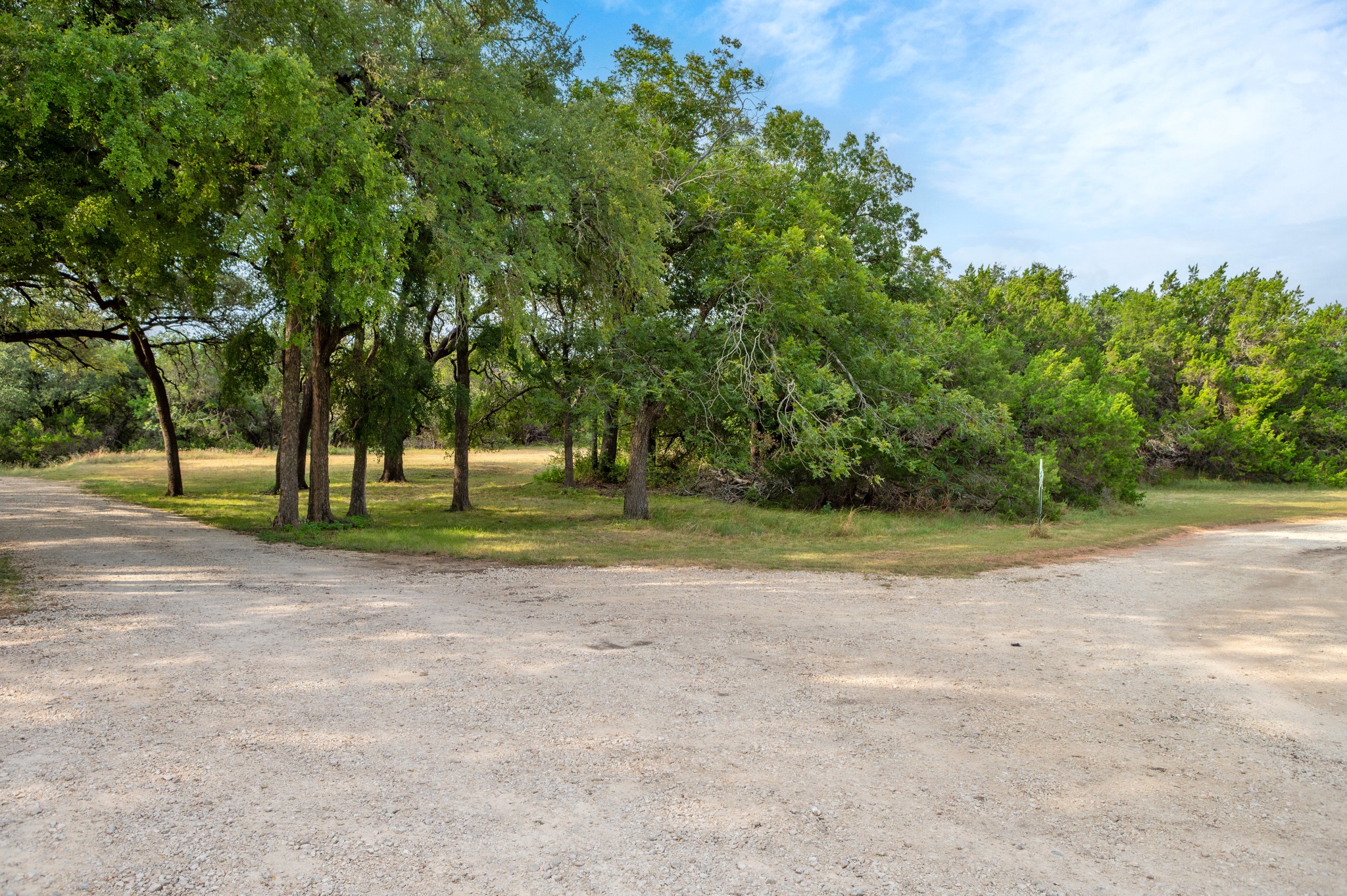 5021 Little Valley Road Leander, TX 78641 - Photo 1 of 32 Gorgeous mature shade trees and an open grassy clearing.