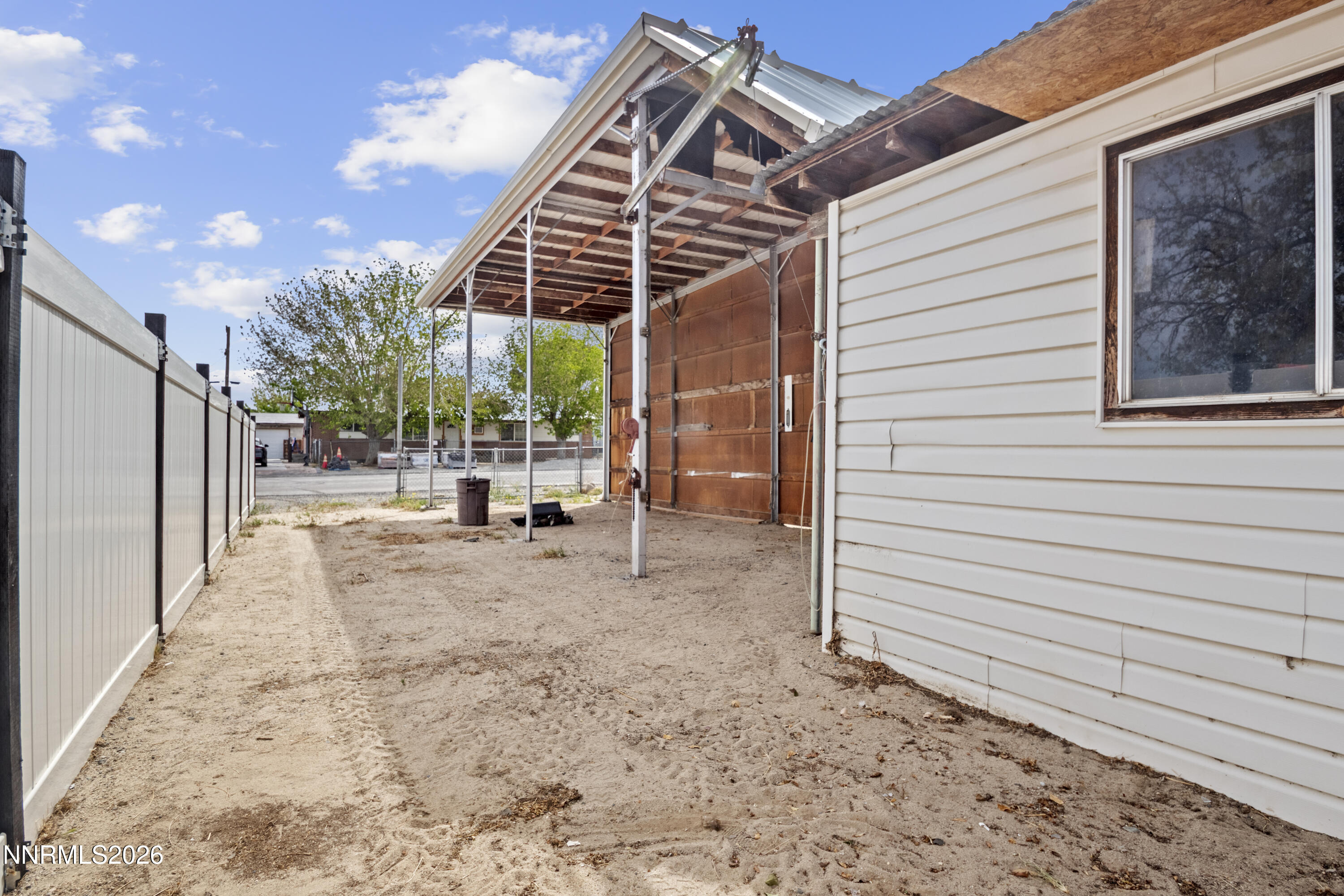 885 I Street Hawthorne, NV 89415 - Photo 19 of 20 a view of a backyard with sitting area