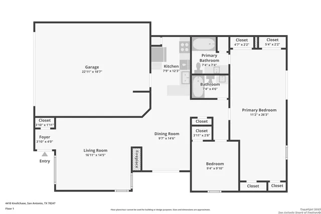 $179,900 | 4410 Knollchase, San Antonio, TX 78247