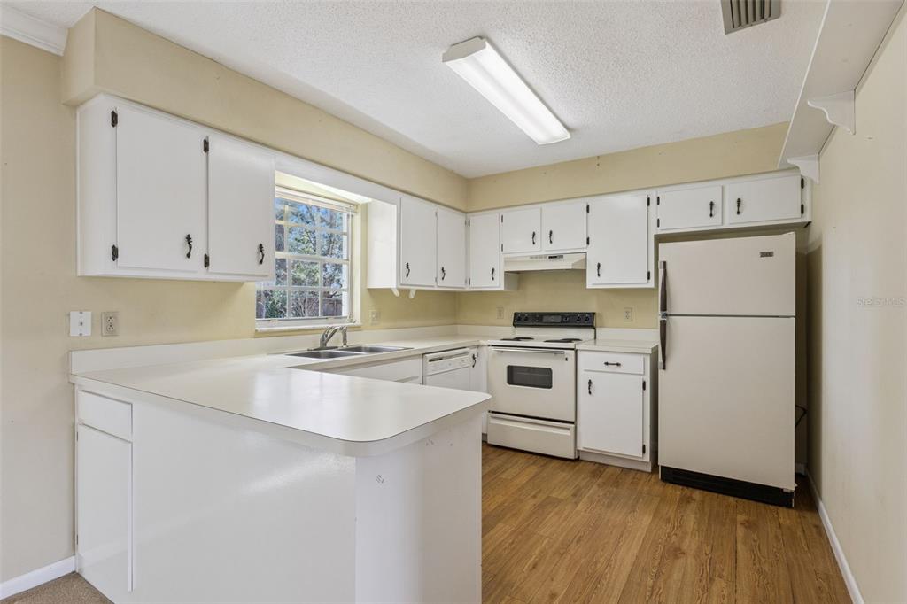 141 Northeast 50th Court Ocala, FL 34470 - Photo 14 of 42 a kitchen with cabinets appliances a sink and a counter space