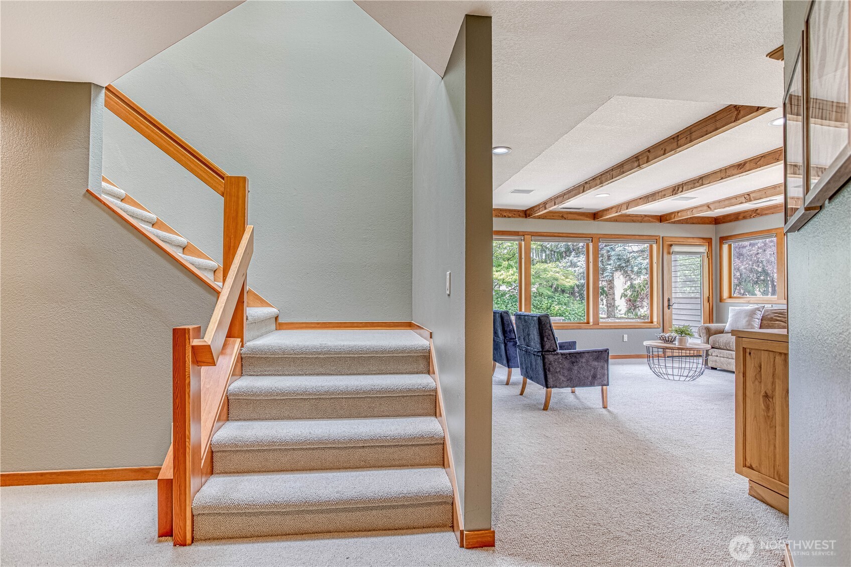 423 Lombard Lane Wenatchee, WA 98801 - Photo 14 of 36 a view of staircase with living area