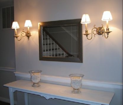 372 Brick Kiln Road Bridgehampton, NY 11963 - Photo 7 of 15 a bathroom with a sink and a mirror