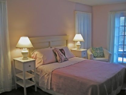 372 Brick Kiln Road Bridgehampton, NY 11963 - Photo 10 of 15 a bed room with a bed and a lamp