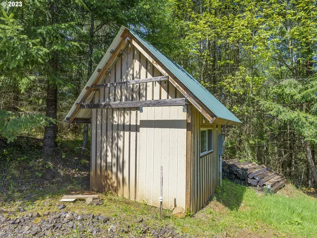 a view of a wall with plants and flowers