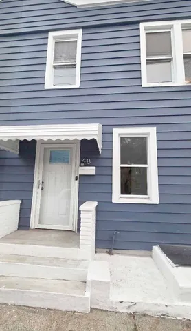 a view of front door of house