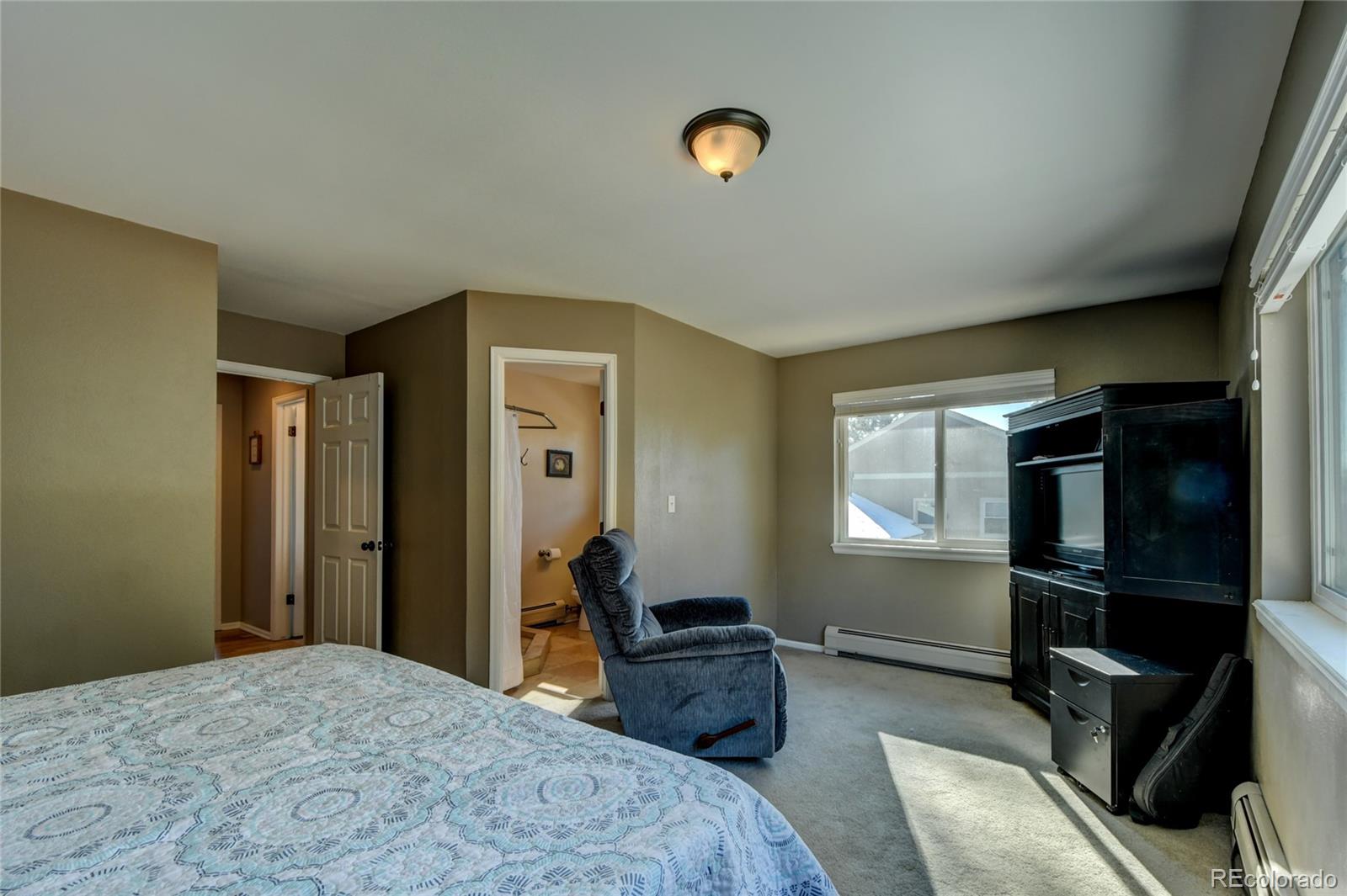 6359 Powell Road Parker, CO 80134 - Photo 20 of 38 a bedroom with a bed and a dresser