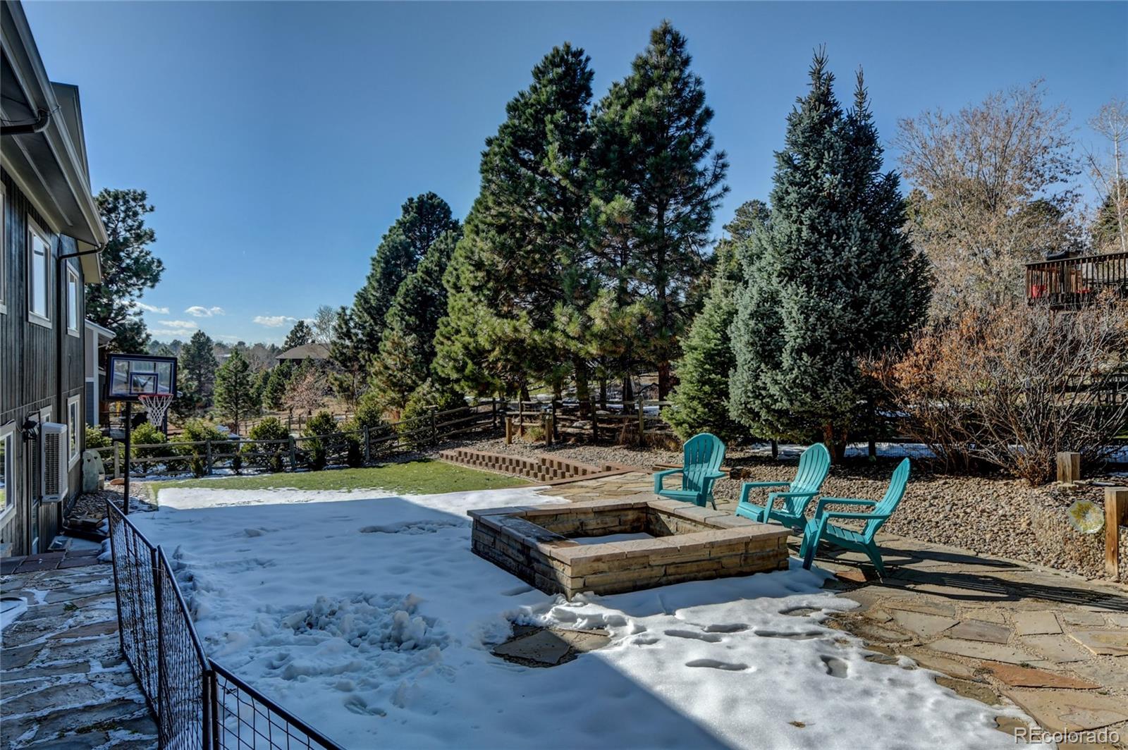 6359 Powell Road Parker, CO 80134 - Photo 33 of 38 a view of a backyard with sitting area