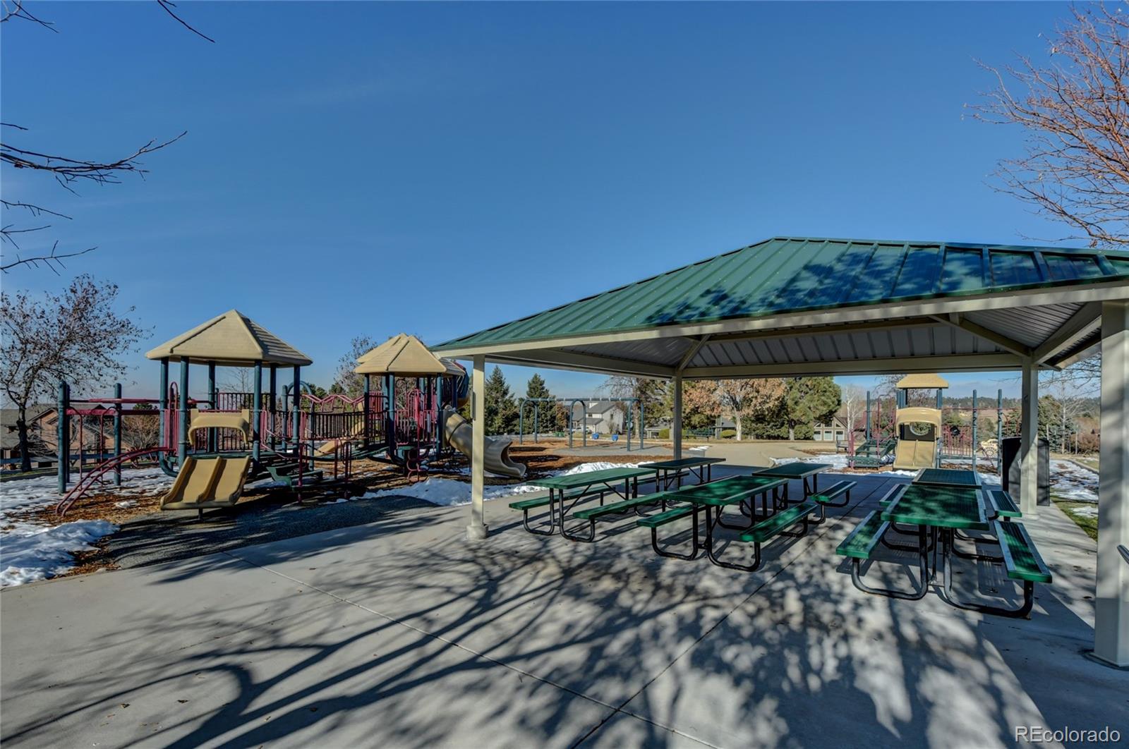 6359 Powell Road Parker, CO 80134 - Photo 37 of 38 an outdoor space with lots of tables and chairs