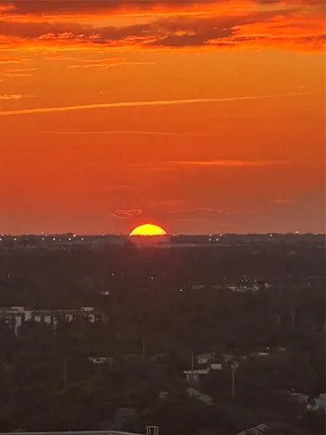 a view of an ocean and beach